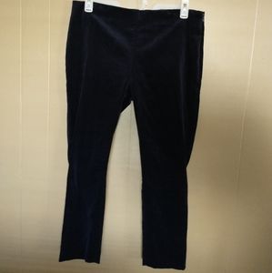 Lauren Ralph Lauren Navy Velvet Pants